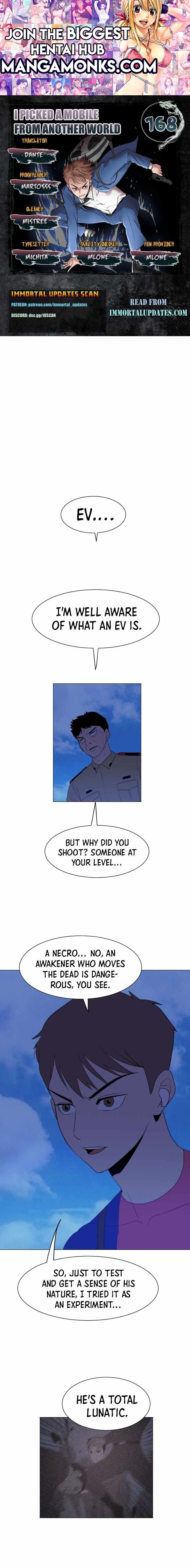 I Picked a Mobile From Another World chapter 168 page 1