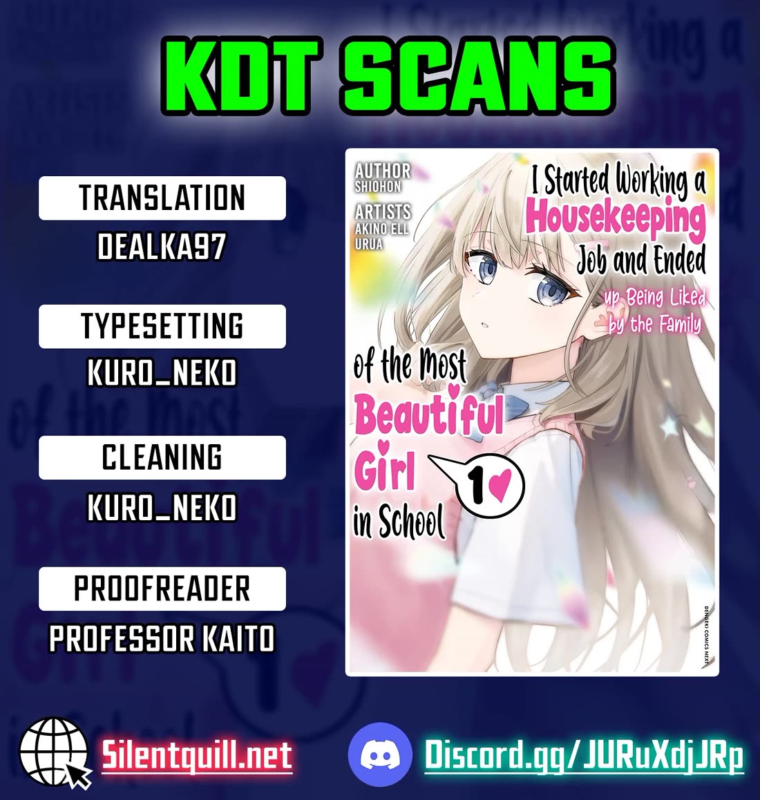 I Started Working a Housekeeping Job and Ended up Being Liked by the Family of the Most Beautiful Girl in School chapter 11 page 1