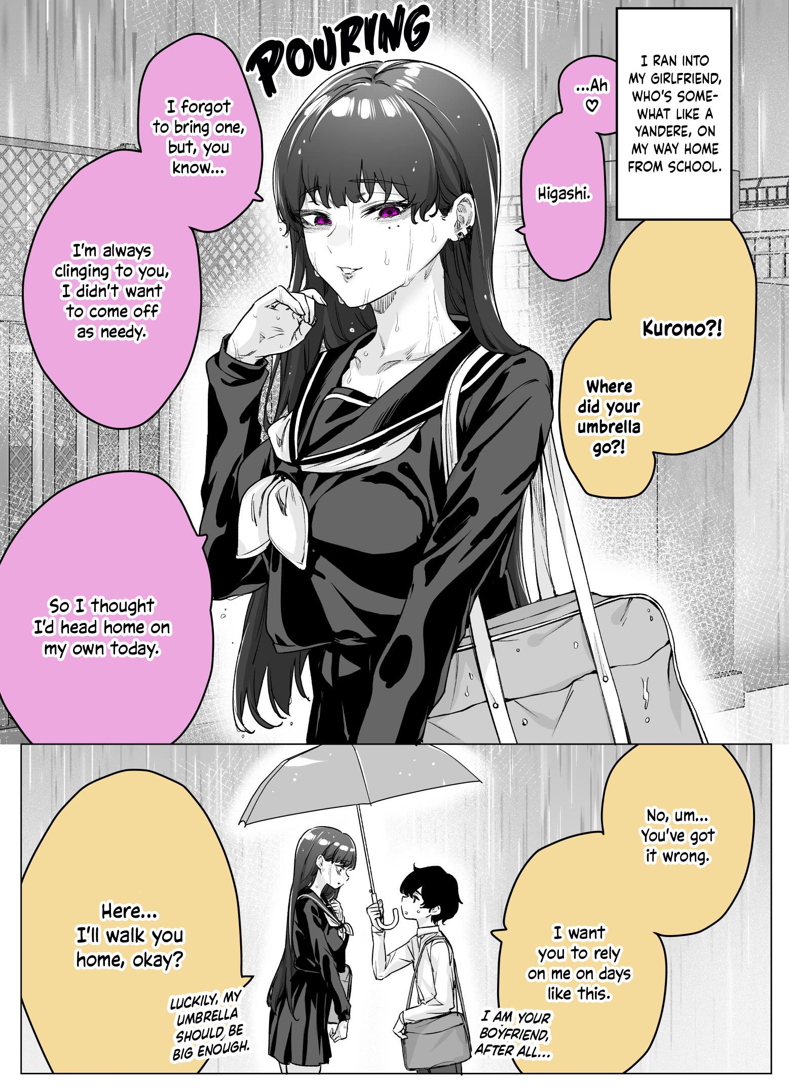 I Thought She Was a Yandere, but Apparently She’s Even Worse chapter 15 page 1