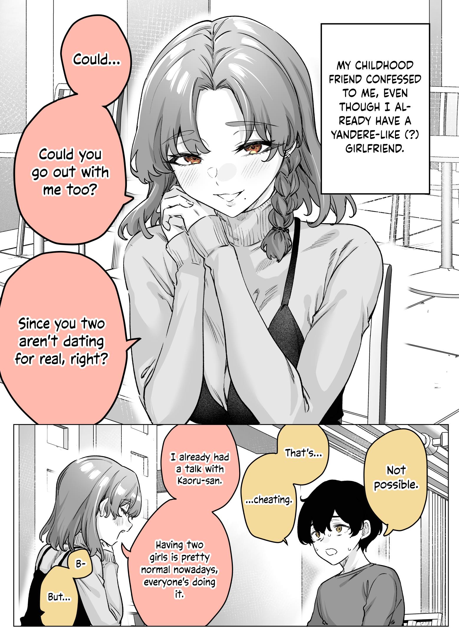 I Thought She Was a Yandere, but Apparently She’s Even Worse chapter 36 page 1