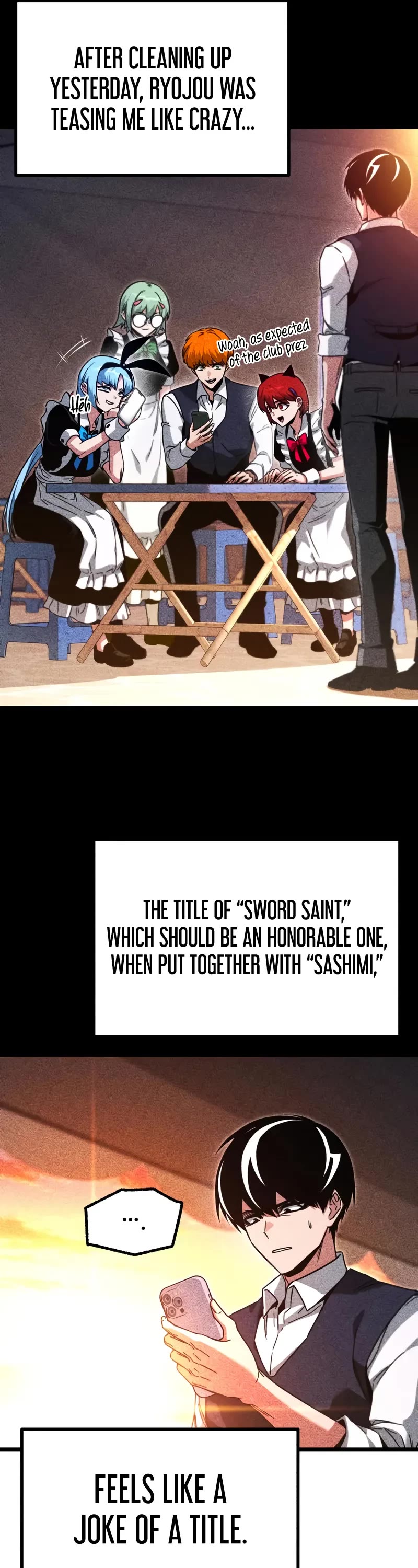 I Took Over the Academy With a Single Sashimi Knife chapter 59 page 27