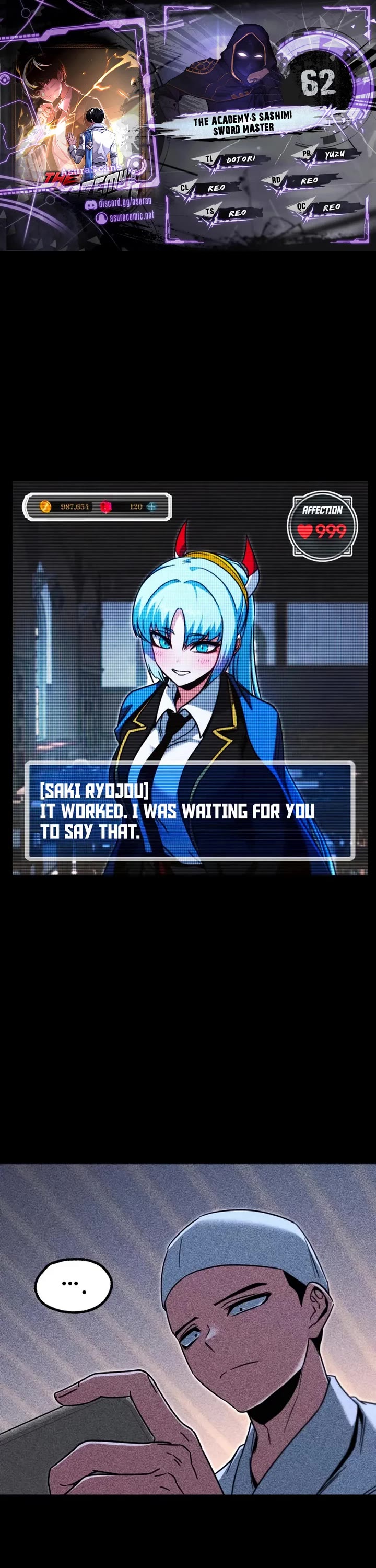 I Took Over the Academy With a Single Sashimi Knife chapter 62 page 1