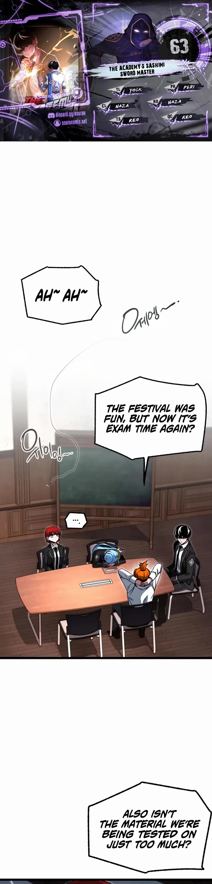 I Took Over the Academy With a Single Sashimi Knife chapter 63 page 1