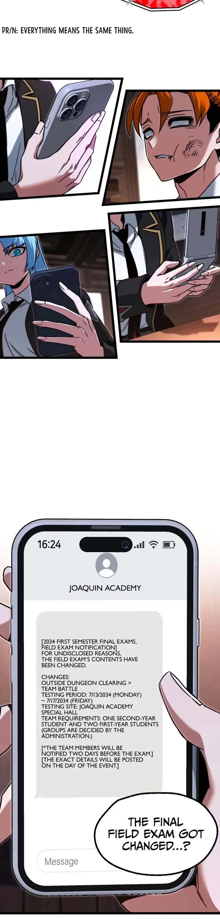 I Took Over the Academy With a Single Sashimi Knife chapter 63 page 7