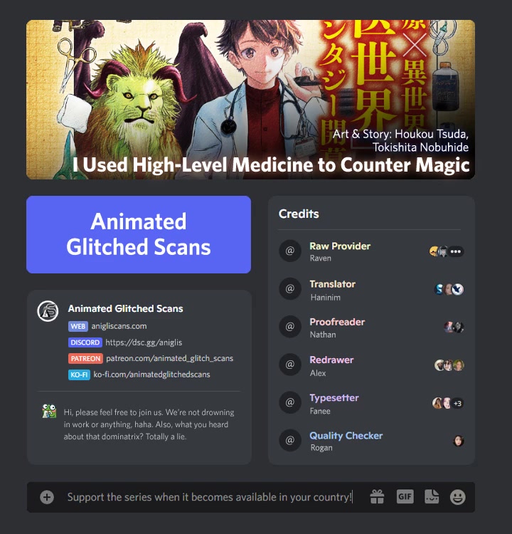 I Used High-Level Medicine to Counter Magic chapter 7 page 1