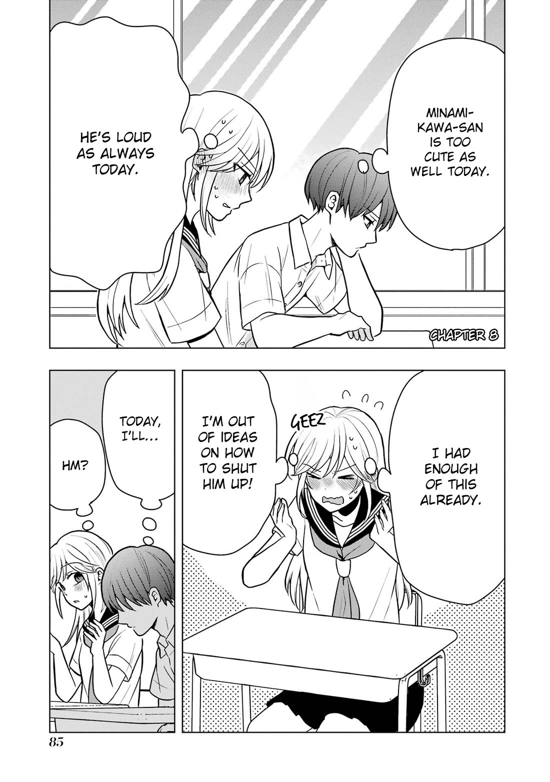 I Wanna Shut Up Takamori-kun chapter 8 page 1