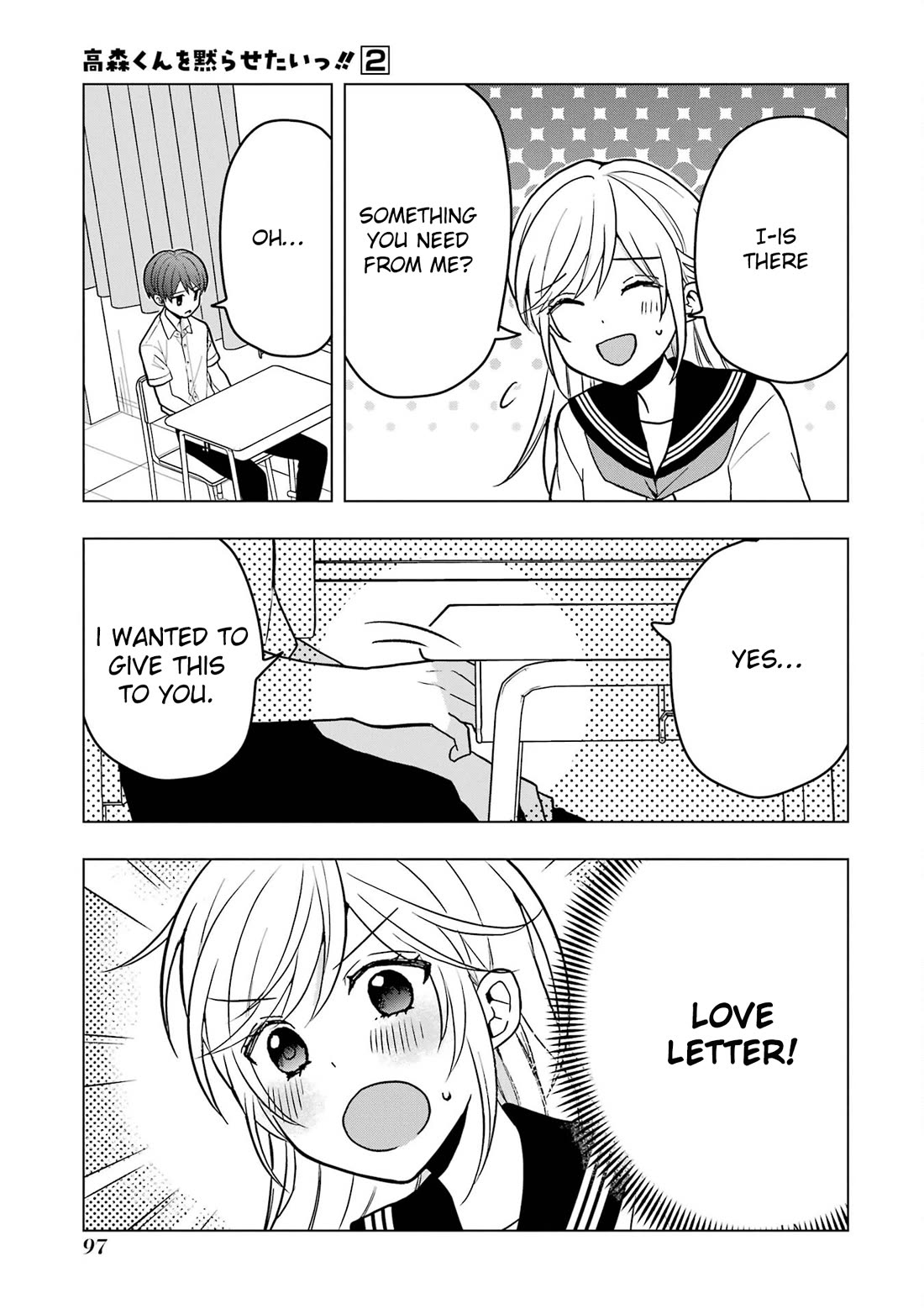 I Wanna Shut Up Takamori-kun chapter 8 page 13