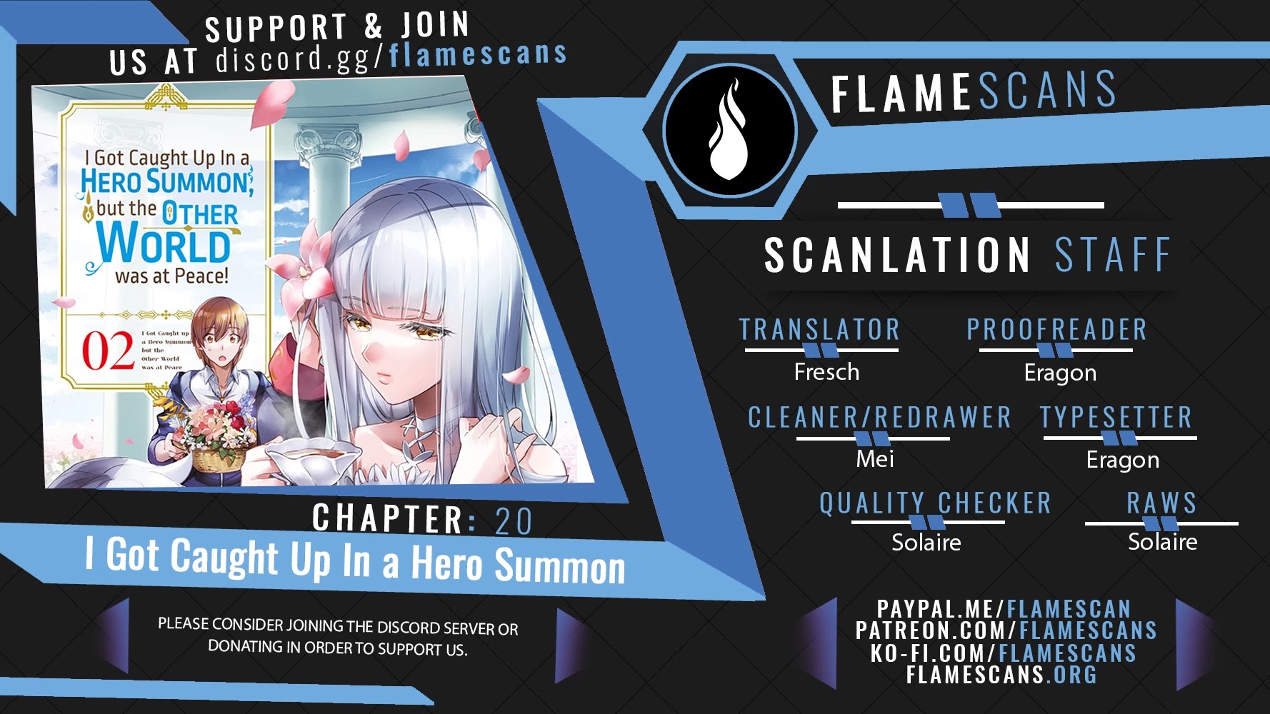 I Was Caught up in a Hero Summoning, but That World Is at Peace chapter 20 page 1