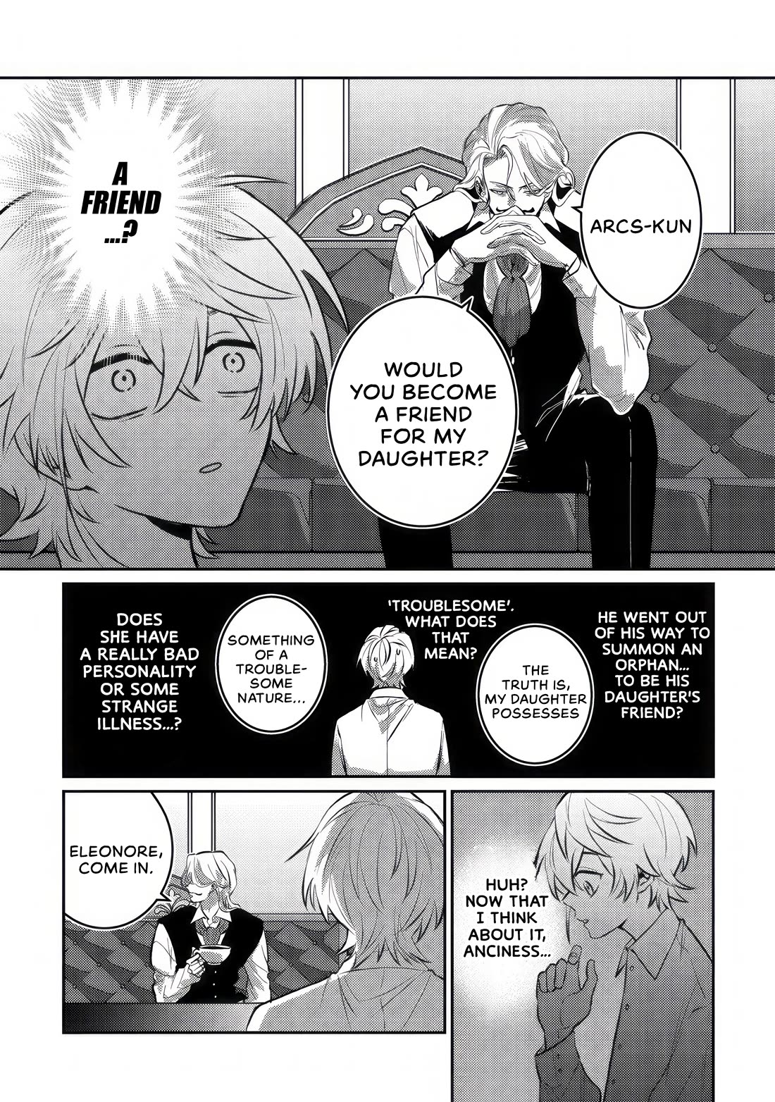 I Was Reincarnated as a Childhood Friend of the Last Boss Who Has Fallen Into the Darkness chapter 1 page 13