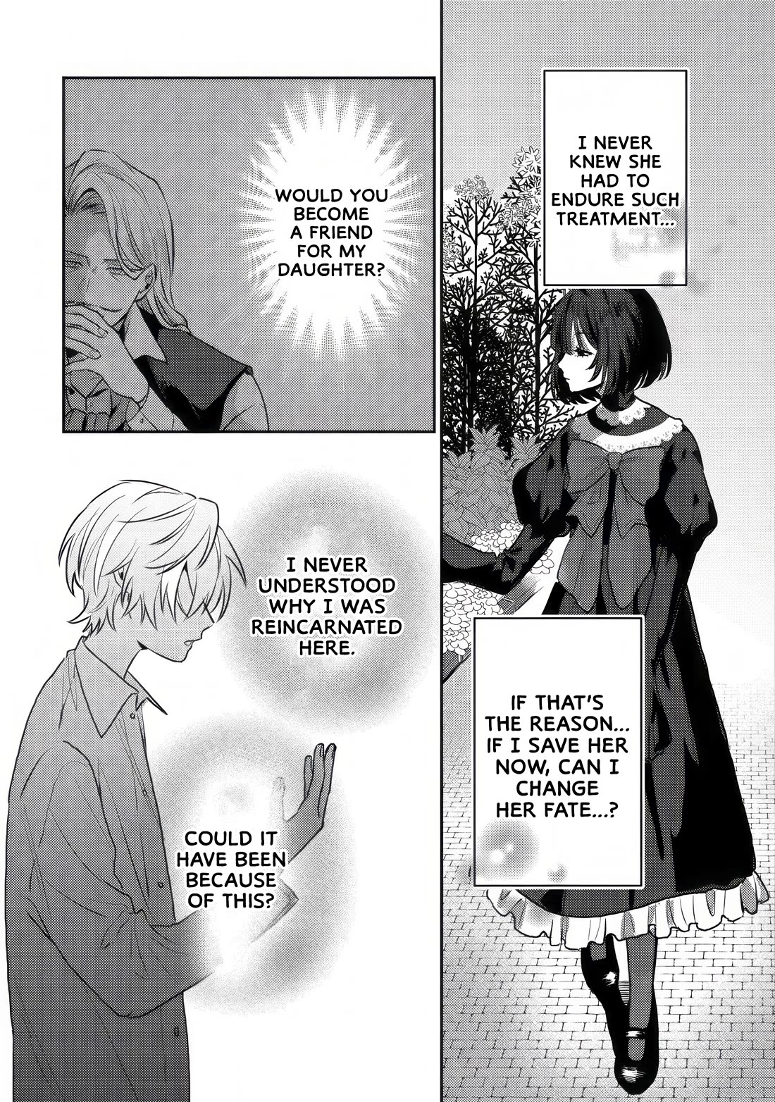 I Was Reincarnated as a Childhood Friend of the Last Boss Who Has Fallen Into the Darkness chapter 1 page 25