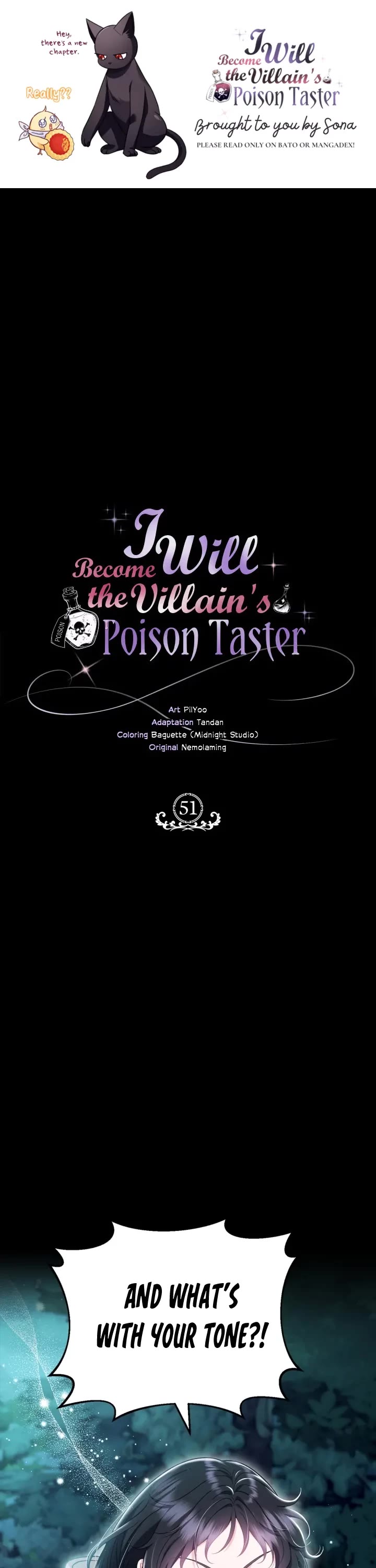 I Will Become the Villain's Poison Taster chapter 51 page 1