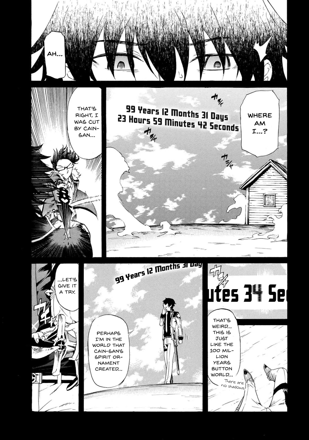 I Kept Pressing the 100-Million-Year Button and Came Out on Top: The Unbeatable Reject Swordsman	 chapter 10.1 page 10