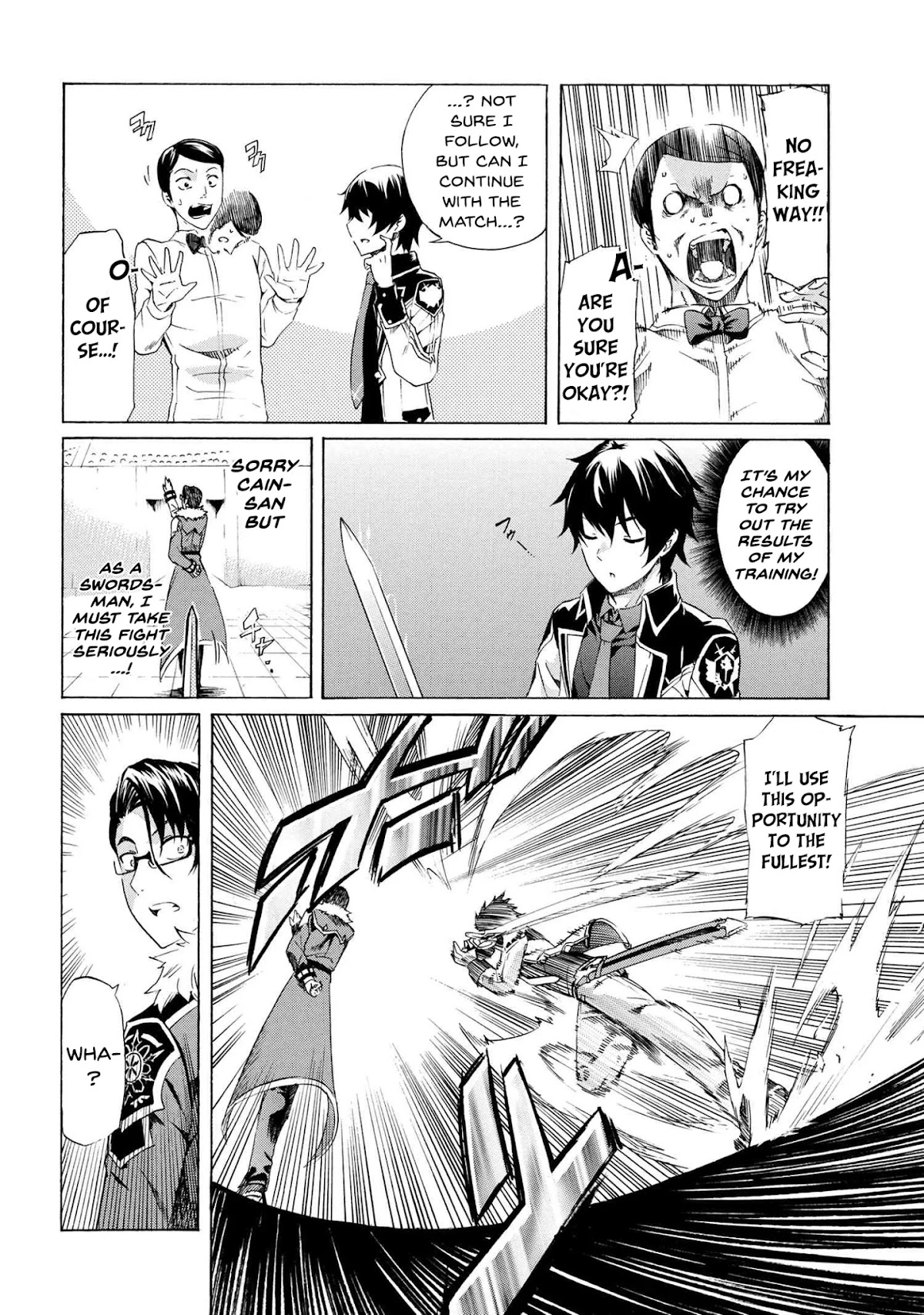 I Kept Pressing the 100-Million-Year Button and Came Out on Top: The Unbeatable Reject Swordsman	 chapter 10.1 page 13