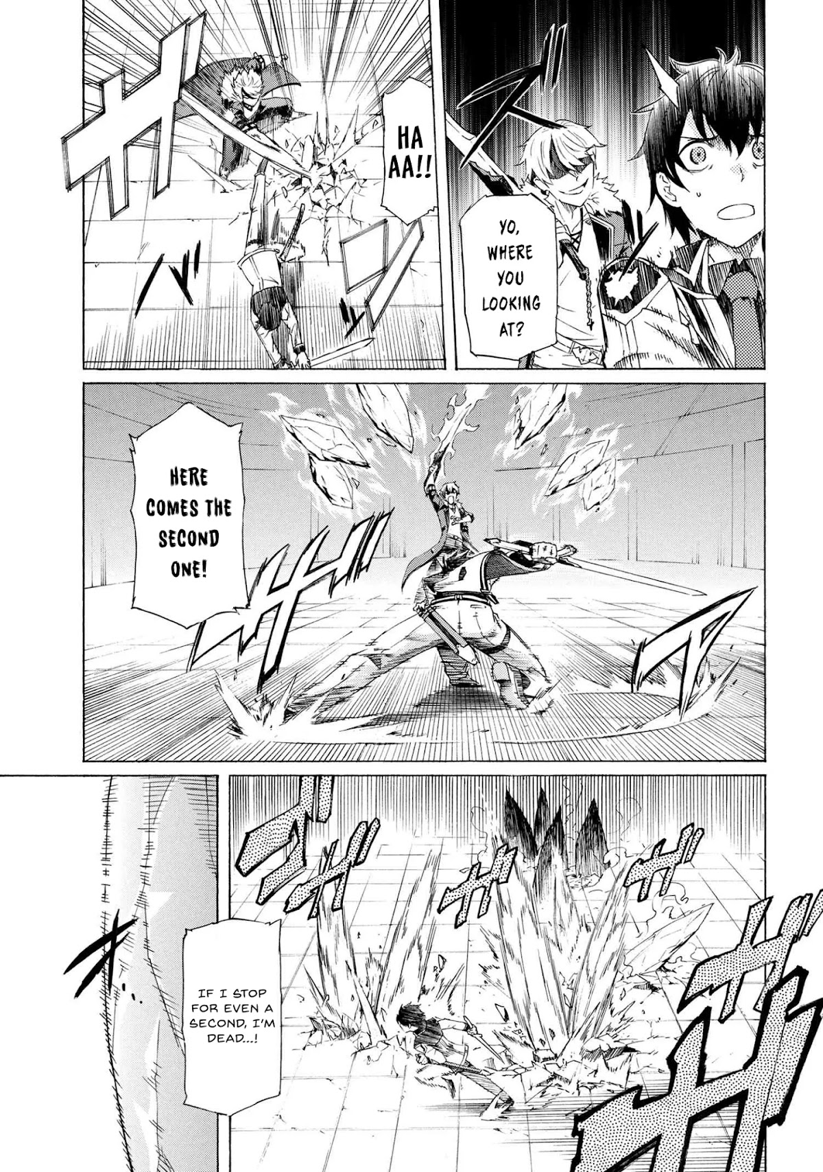 I Kept Pressing the 100-Million-Year Button and Came Out on Top: The Unbeatable Reject Swordsman	 chapter 10.2 page 16