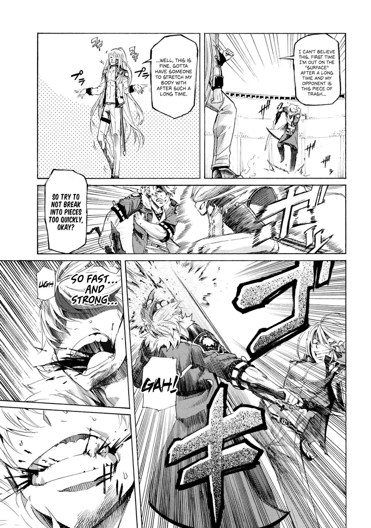I Kept Pressing the 100-Million-Year Button and Came Out on Top: The Unbeatable Reject Swordsman	 chapter 11.1 page 12