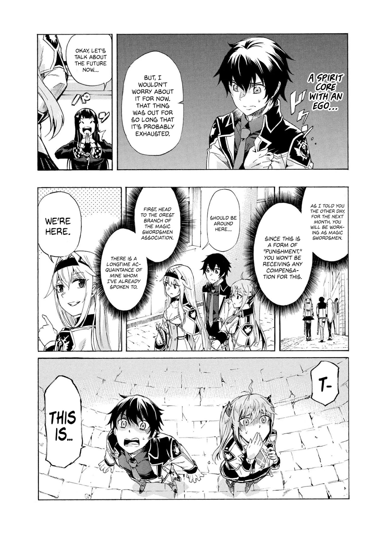 I Kept Pressing the 100-Million-Year Button and Came Out on Top: The Unbeatable Reject Swordsman	 chapter 12.1 page 6