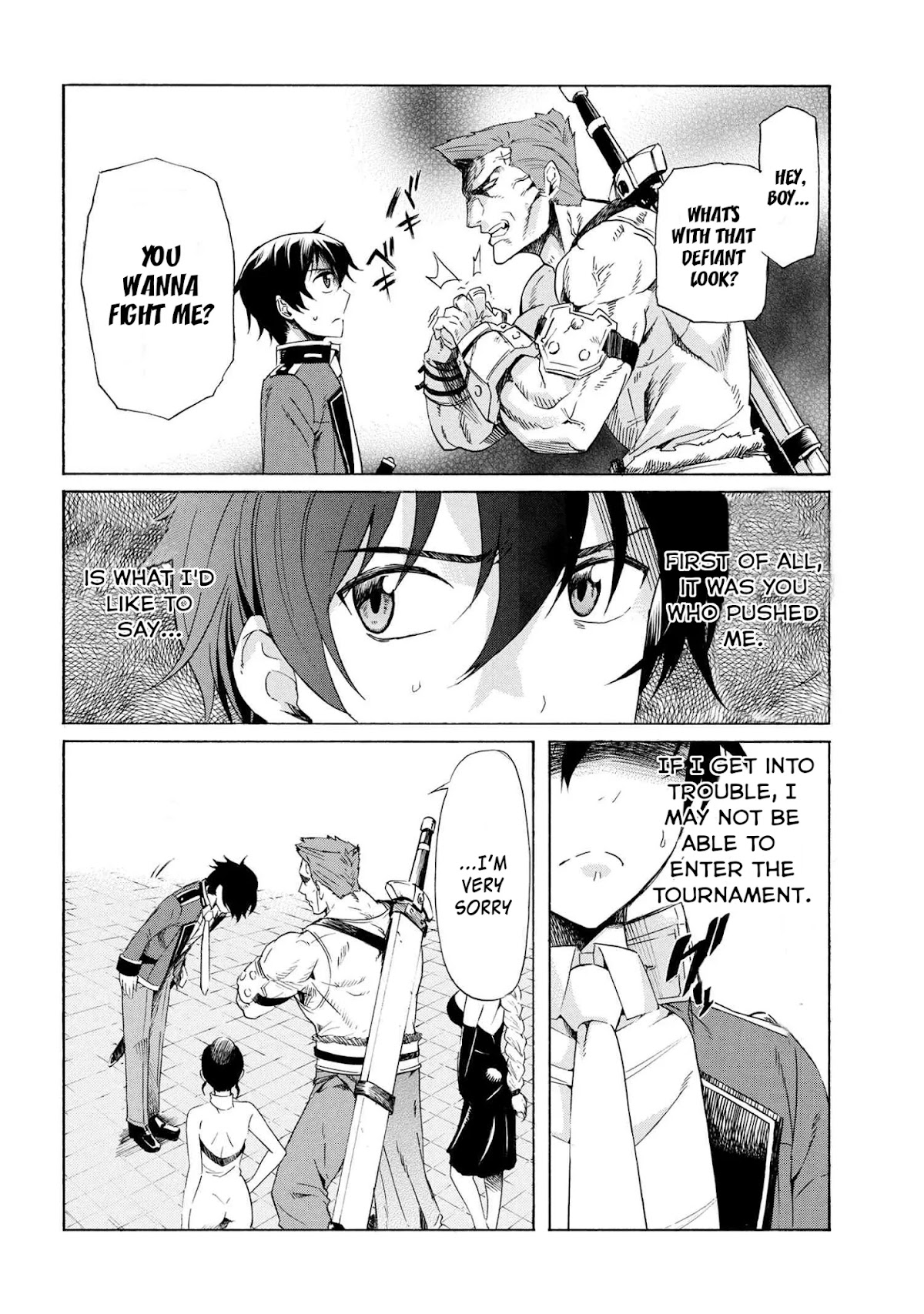 I Kept Pressing the 100-Million-Year Button and Came Out on Top: The Unbeatable Reject Swordsman	 chapter 2.1 page 13