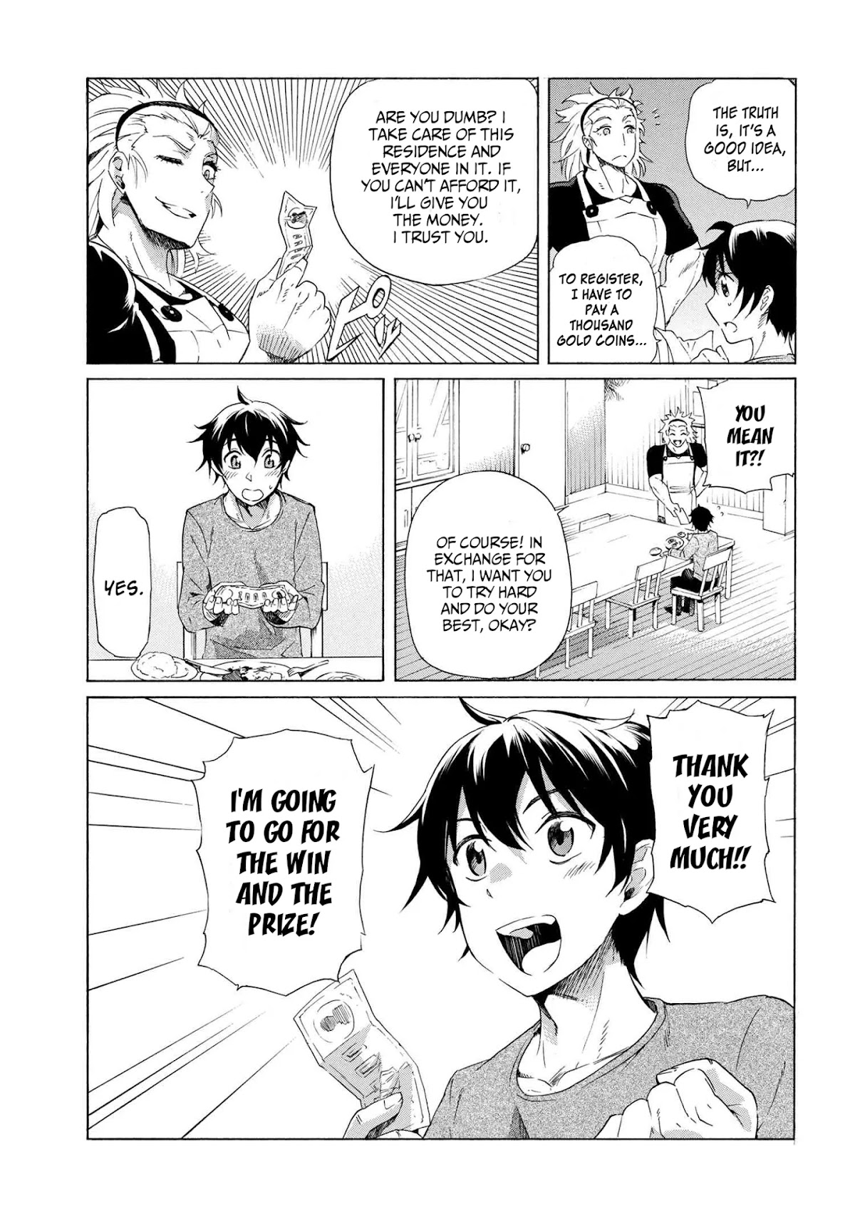 I Kept Pressing the 100-Million-Year Button and Came Out on Top: The Unbeatable Reject Swordsman	 chapter 2.1 page 8