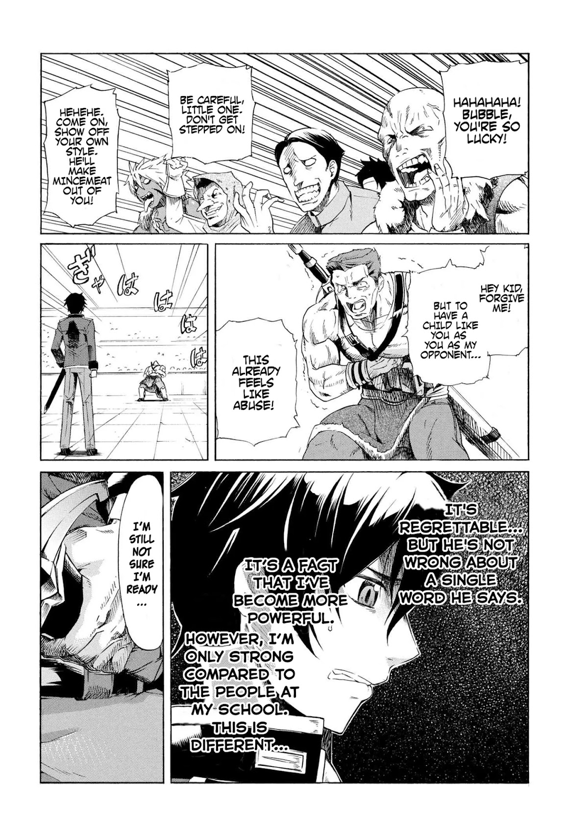 I Kept Pressing the 100-Million-Year Button and Came Out on Top: The Unbeatable Reject Swordsman	 chapter 2.2 page 11