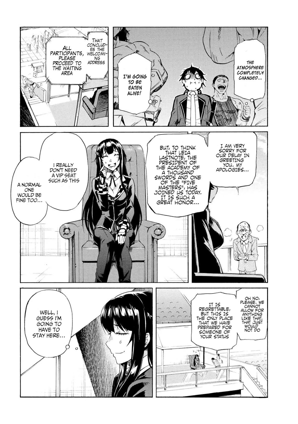 I Kept Pressing the 100-Million-Year Button and Came Out on Top: The Unbeatable Reject Swordsman	 chapter 2.2 page 5