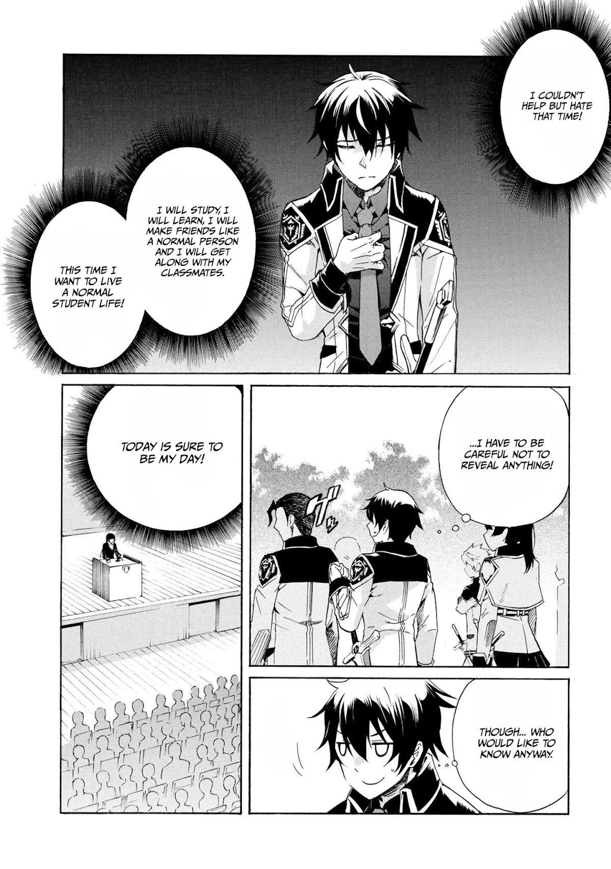 I Kept Pressing the 100-Million-Year Button and Came Out on Top: The Unbeatable Reject Swordsman	 chapter 4.2 page 3