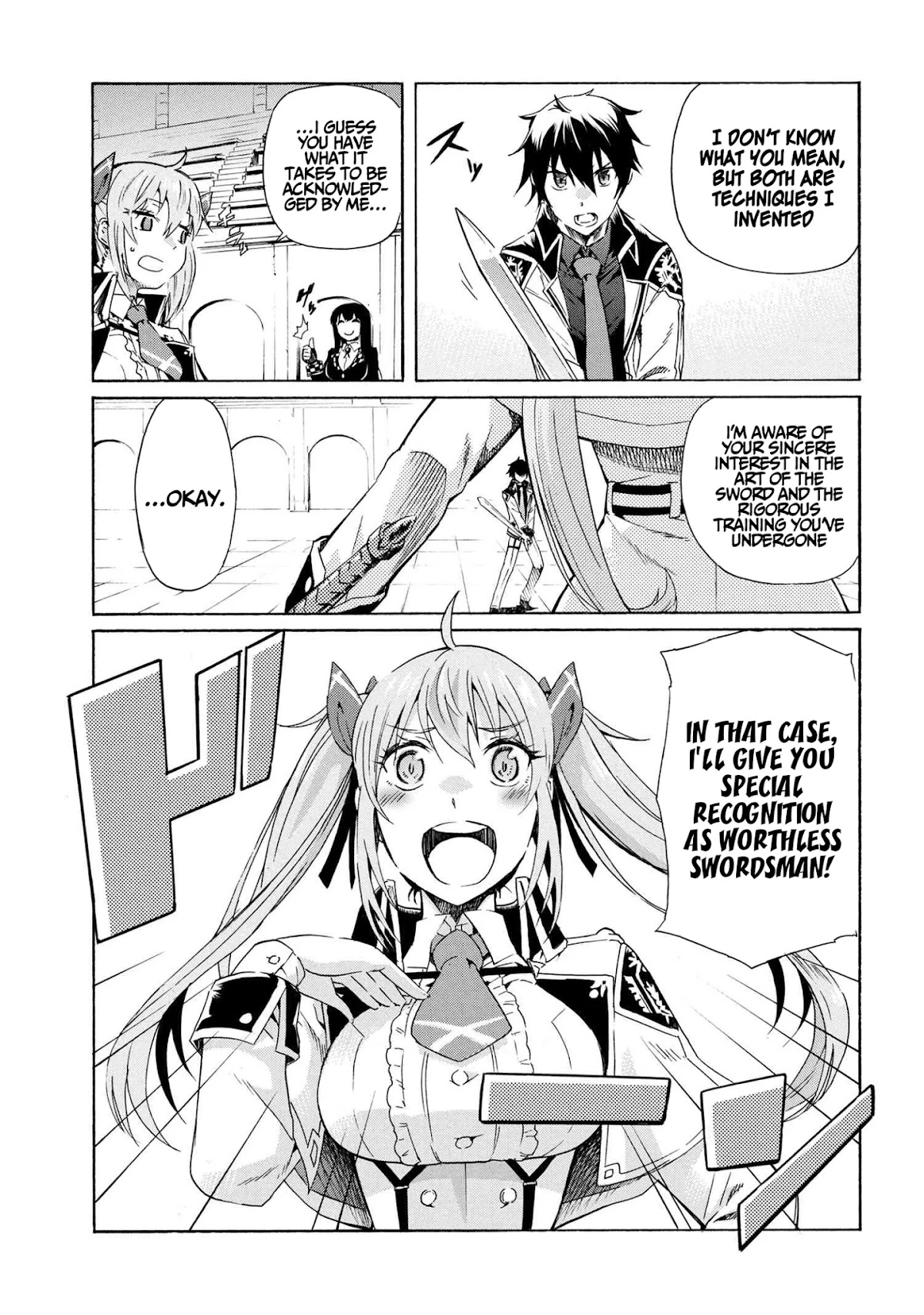 I Kept Pressing the 100-Million-Year Button and Came Out on Top: The Unbeatable Reject Swordsman	 chapter 5.1 page 17