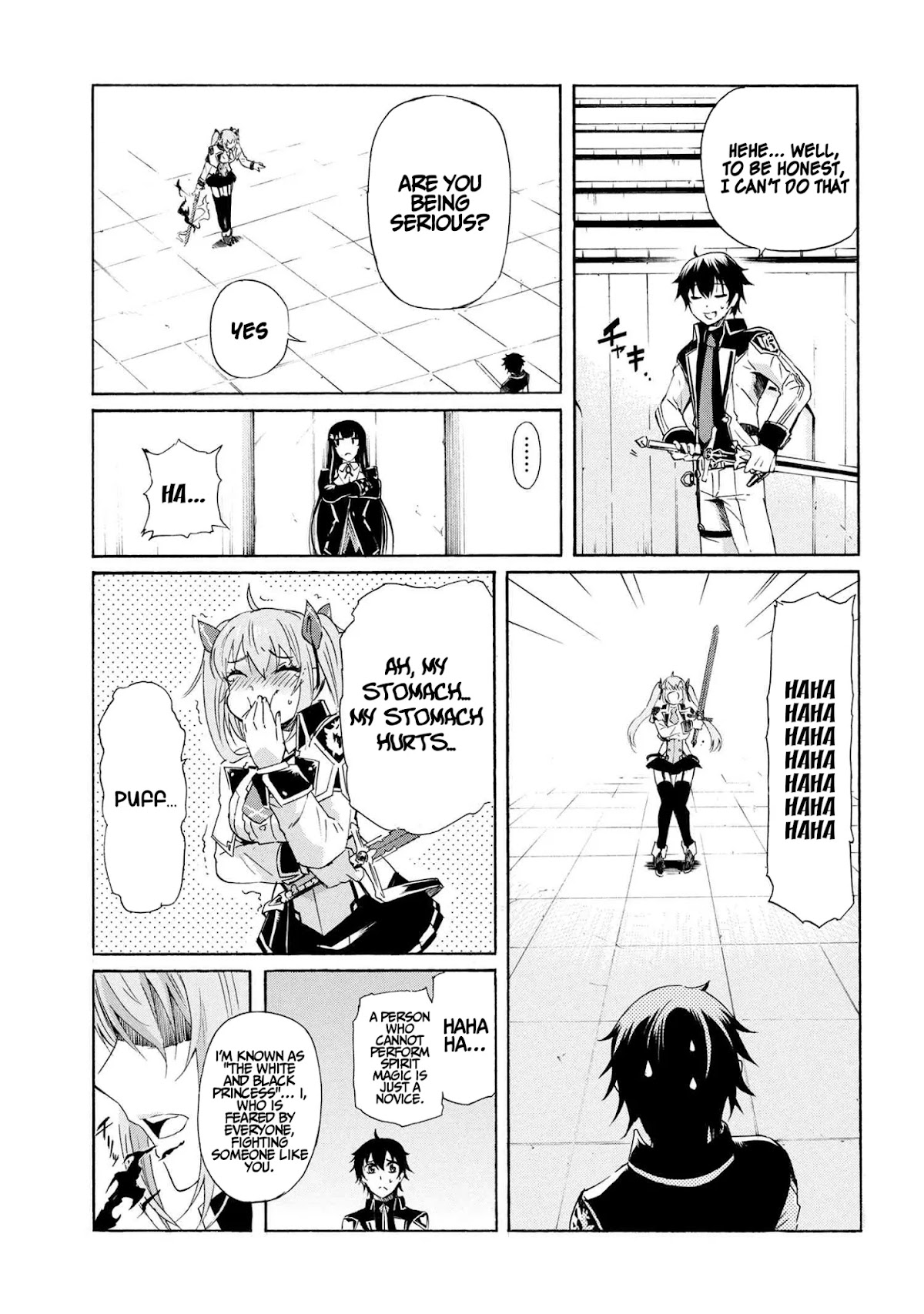 I Kept Pressing the 100-Million-Year Button and Came Out on Top: The Unbeatable Reject Swordsman	 chapter 5.1 page 9