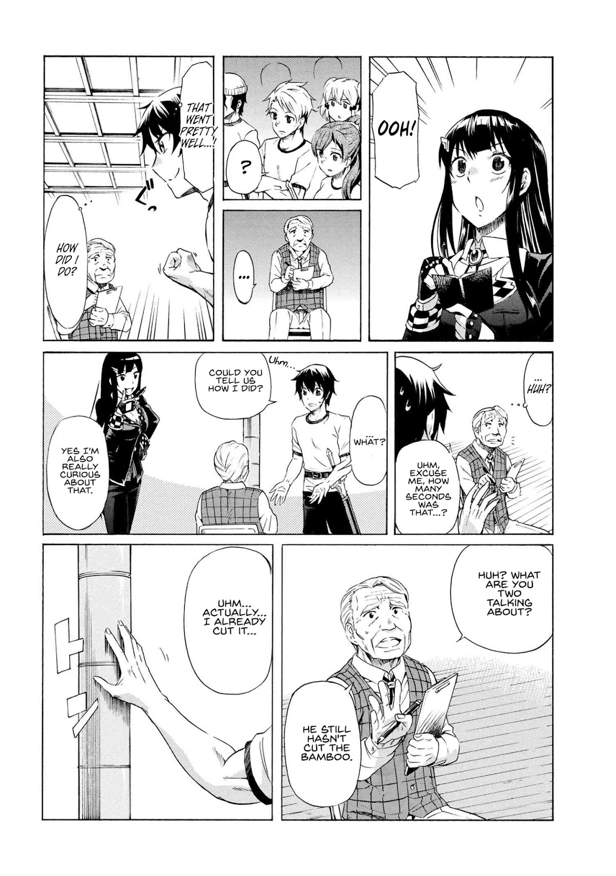 I Kept Pressing the 100-Million-Year Button and Came Out on Top: The Unbeatable Reject Swordsman	 chapter 8.1 page 13