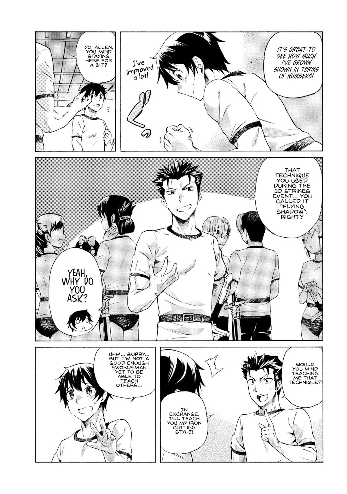 I Kept Pressing the 100-Million-Year Button and Came Out on Top: The Unbeatable Reject Swordsman	 chapter 8.1 page 16