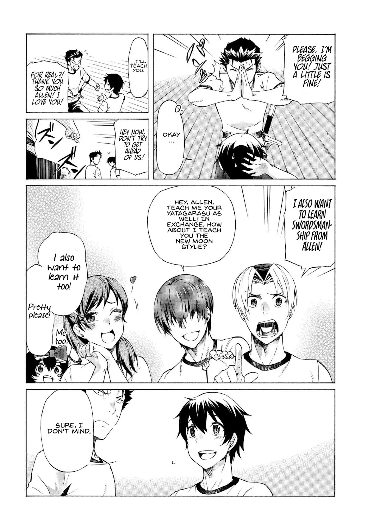 I Kept Pressing the 100-Million-Year Button and Came Out on Top: The Unbeatable Reject Swordsman	 chapter 8.1 page 17