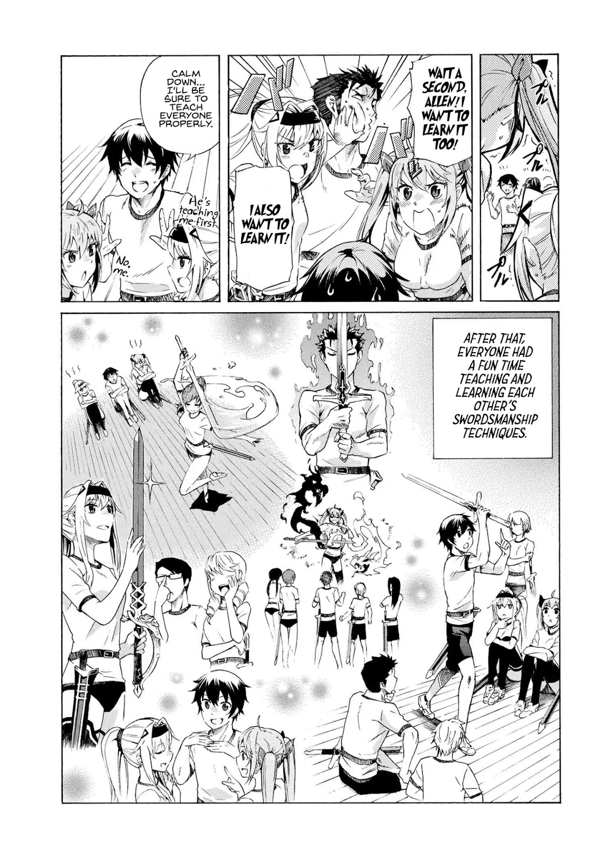 I Kept Pressing the 100-Million-Year Button and Came Out on Top: The Unbeatable Reject Swordsman	 chapter 8.1 page 18
