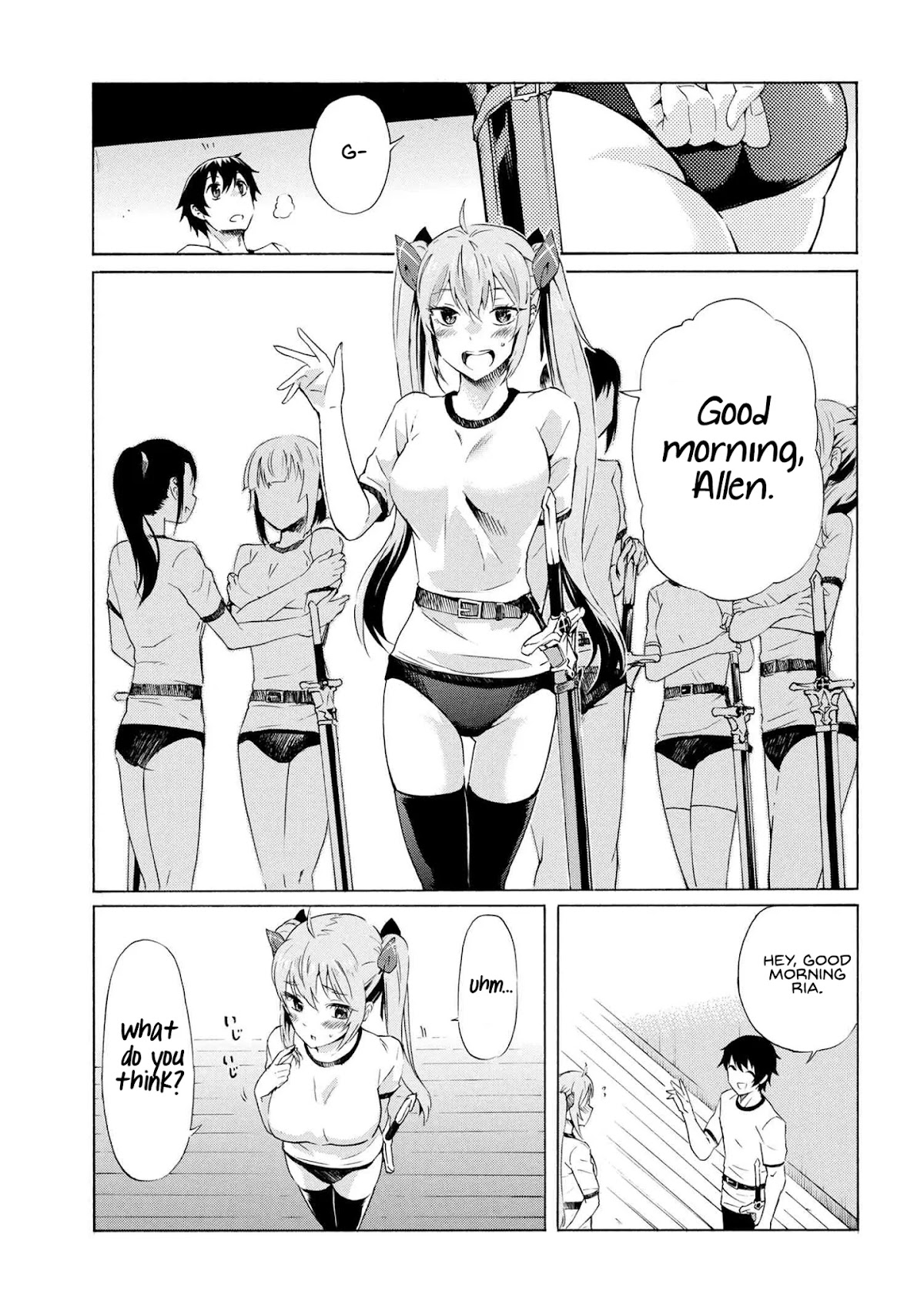 I Kept Pressing the 100-Million-Year Button and Came Out on Top: The Unbeatable Reject Swordsman	 chapter 8.1 page 4