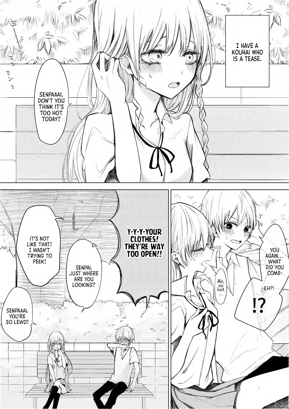 Ichizu de Bitch na Kouhai chapter 1 page 1