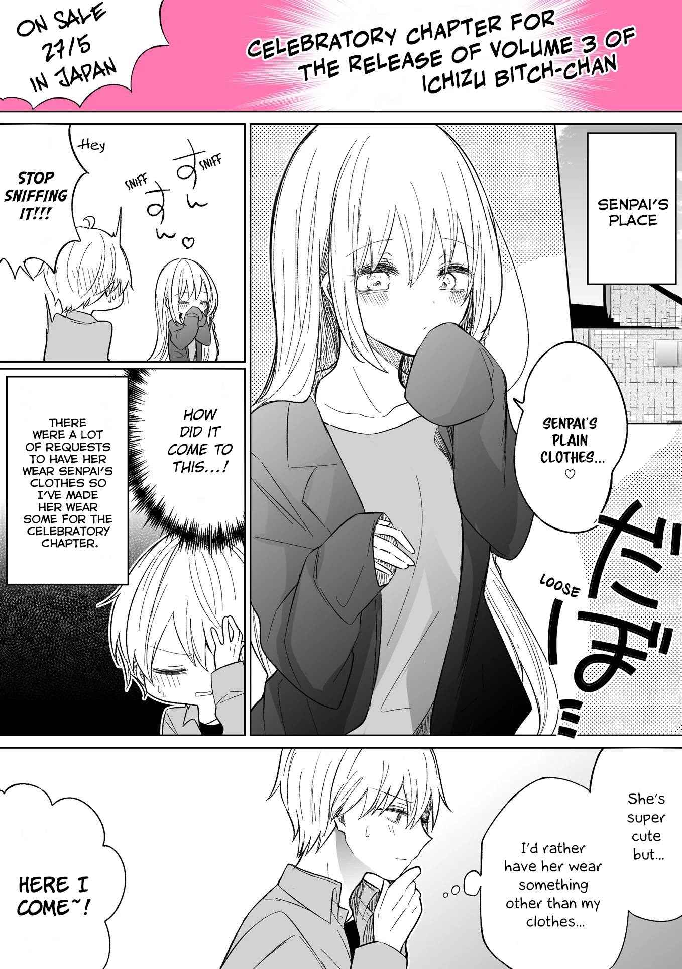 Ichizu de Bitch na Kouhai chapter 73.5 page 1