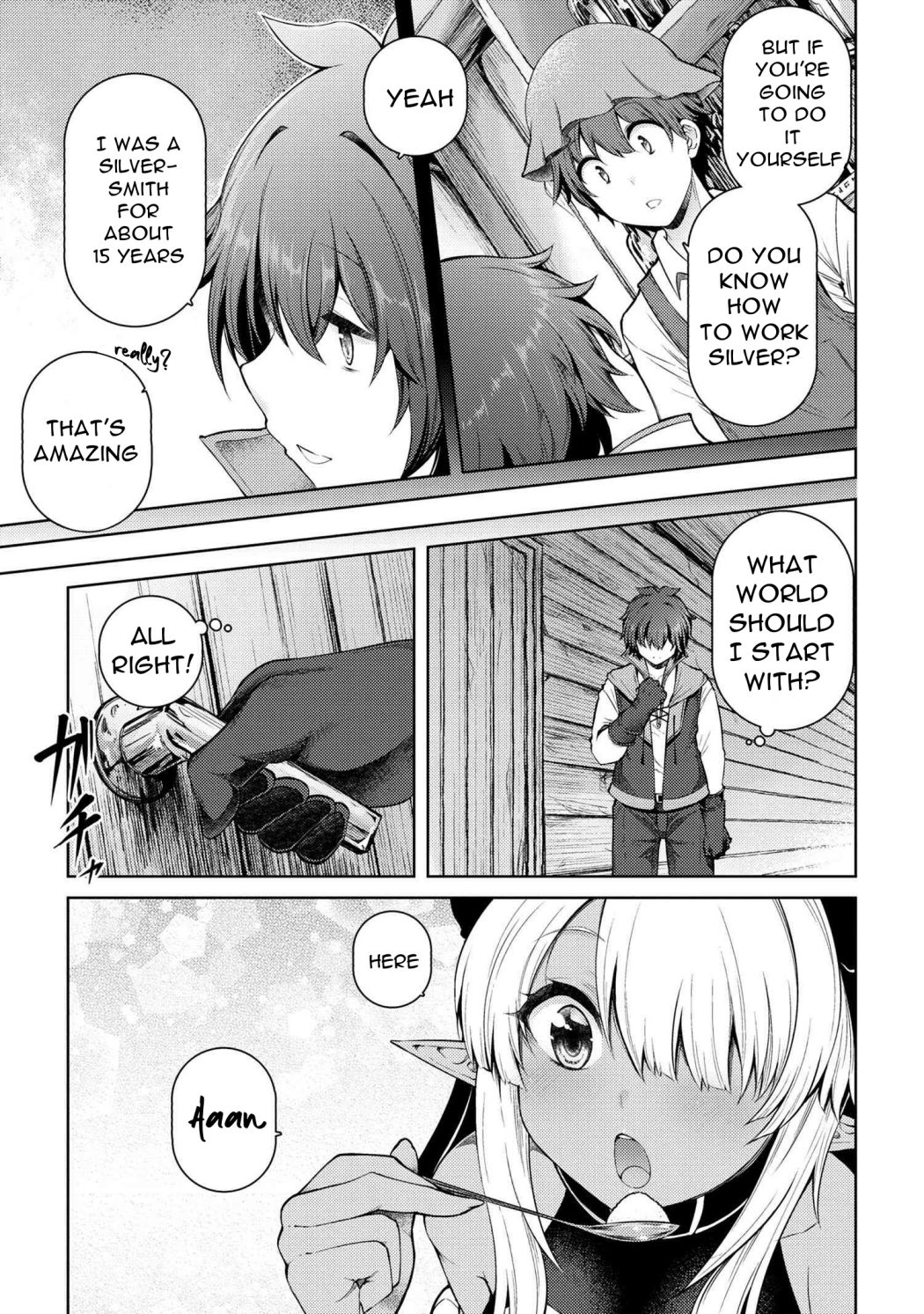 Ie ga Moete Jinsei Dou Demo Yoku Natta kara, Nokotta Nakenashi no Kin de Dark Elf no Dorei o Katta chapter 11.5 page 10