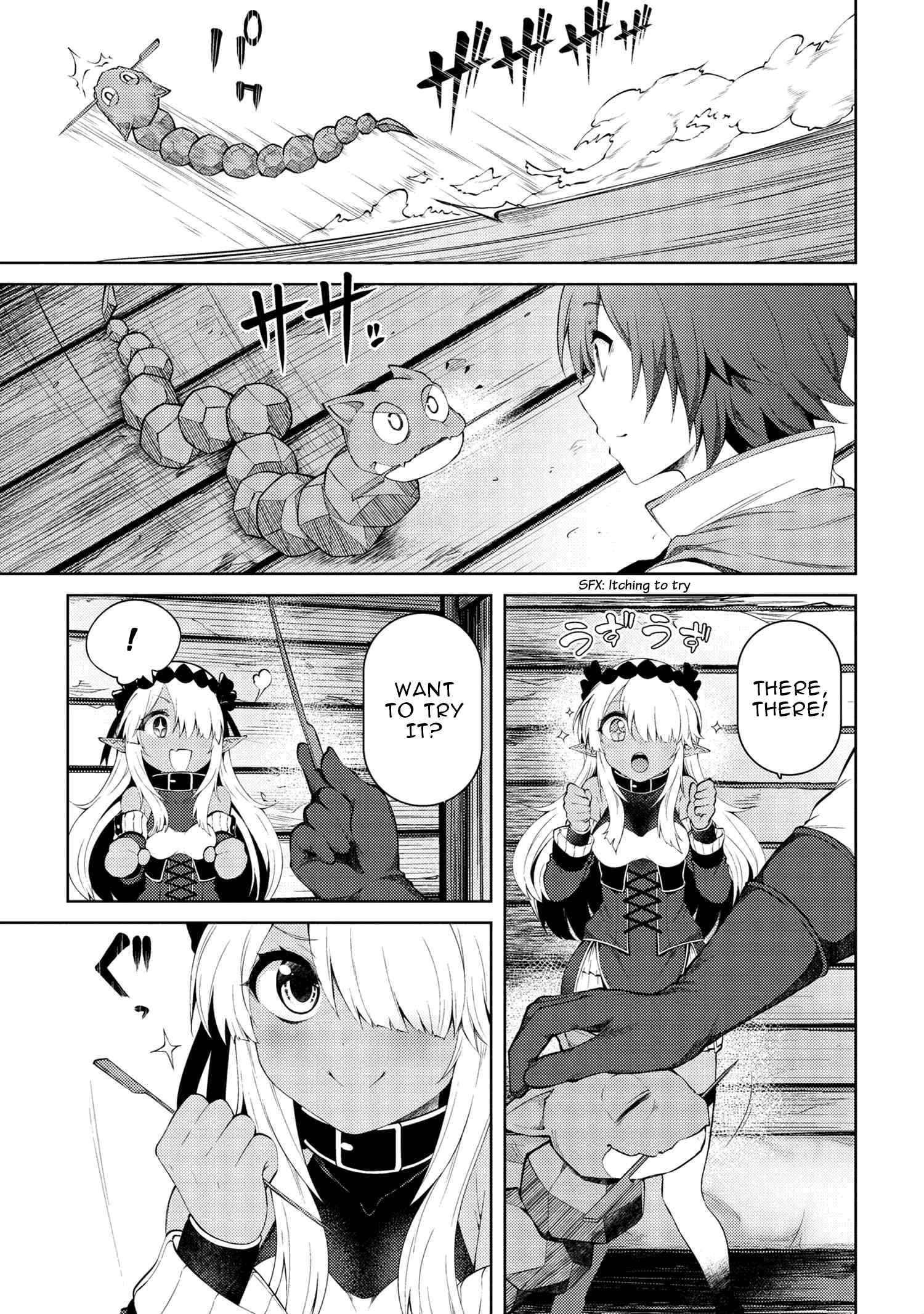 Ie ga Moete Jinsei Dou Demo Yoku Natta kara, Nokotta Nakenashi no Kin de Dark Elf no Dorei o Katta chapter 12.1 page 6