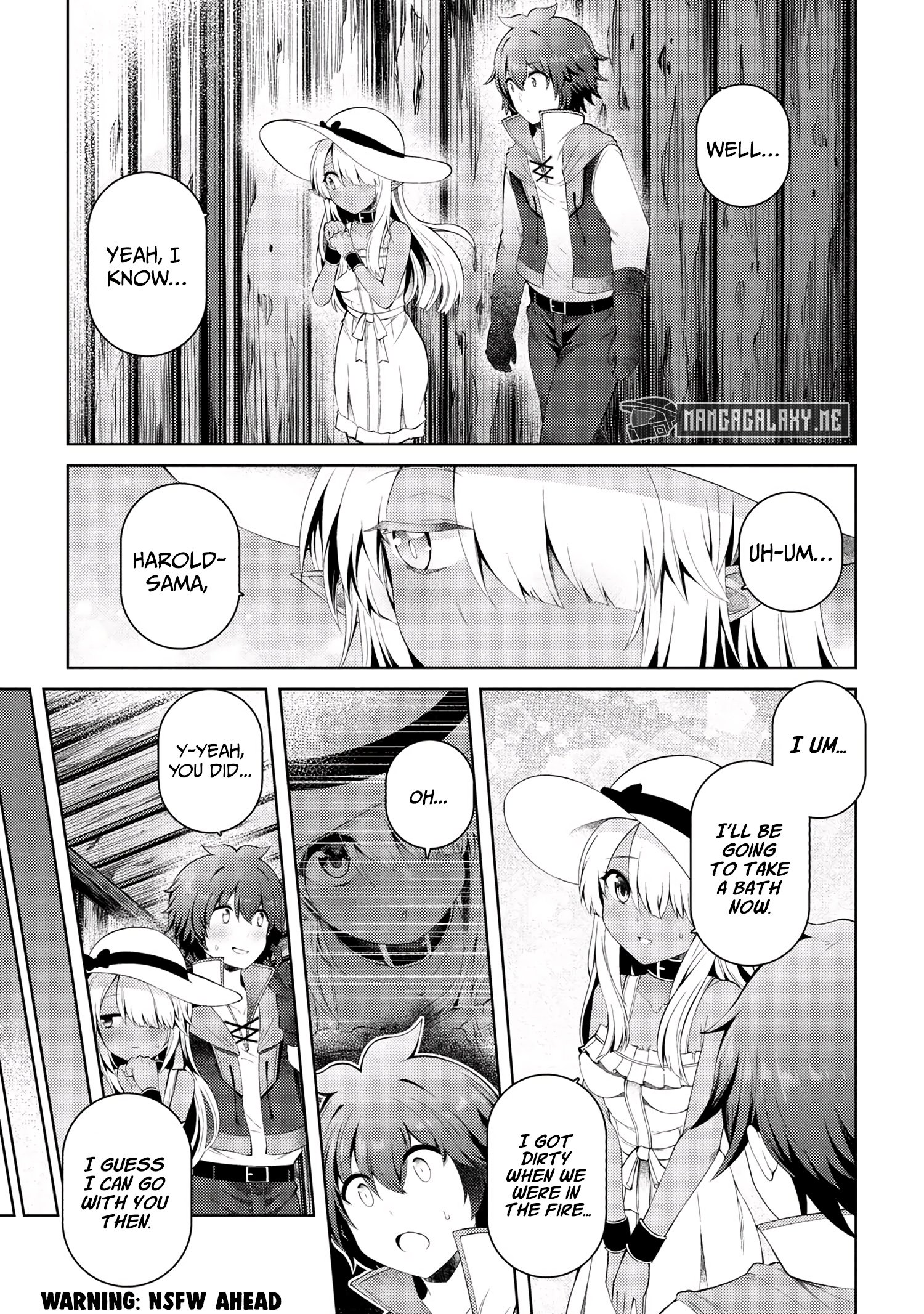 Ie ga Moete Jinsei Dou Demo Yoku Natta kara, Nokotta Nakenashi no Kin de Dark Elf no Dorei o Katta chapter 13.2 page 14