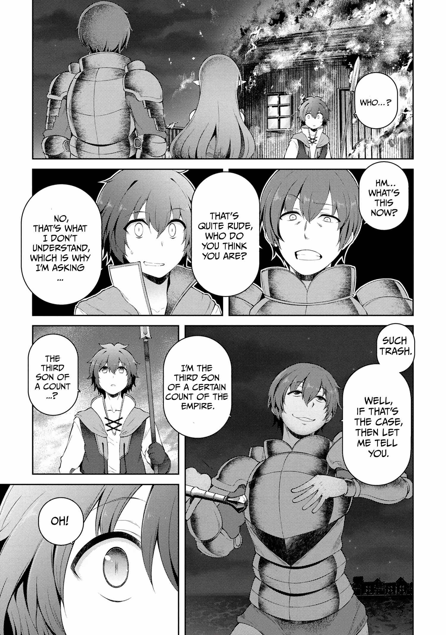 Ie ga Moete Jinsei Dou Demo Yoku Natta kara, Nokotta Nakenashi no Kin de Dark Elf no Dorei o Katta chapter 14.1 page 9