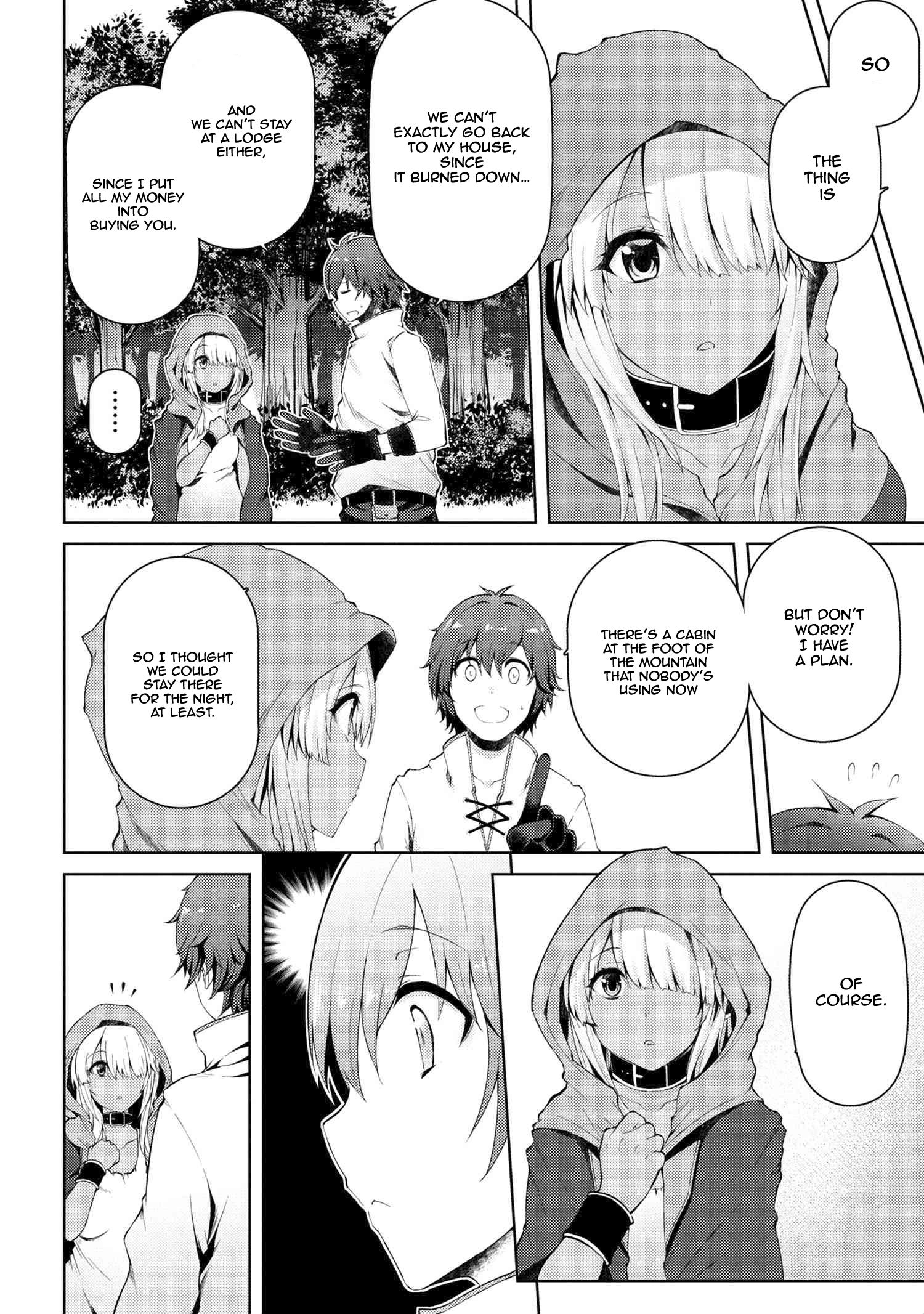 Ie ga Moete Jinsei Dou Demo Yoku Natta kara, Nokotta Nakenashi no Kin de Dark Elf no Dorei o Katta chapter 2.1 page 5