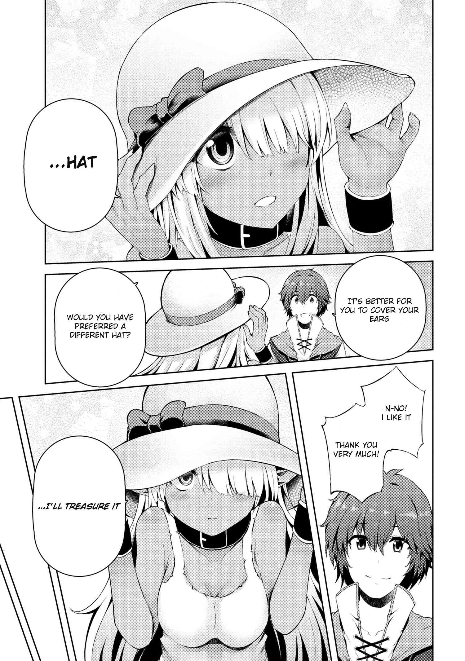 Ie ga Moete Jinsei Dou Demo Yoku Natta kara, Nokotta Nakenashi no Kin de Dark Elf no Dorei o Katta chapter 2.2 page 14