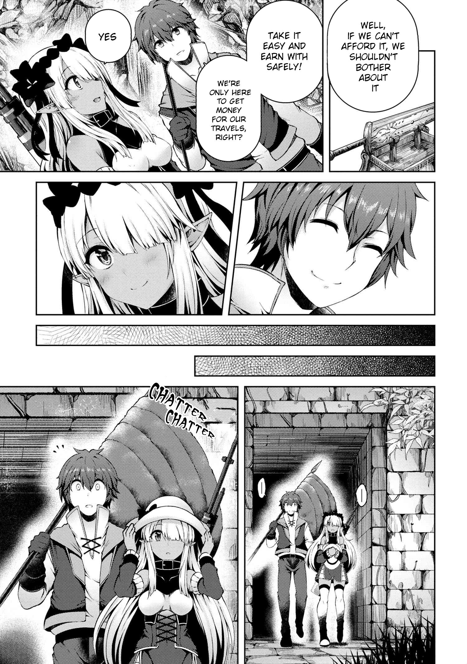 Ie ga Moete Jinsei Dou Demo Yoku Natta kara, Nokotta Nakenashi no Kin de Dark Elf no Dorei o Katta chapter 4.2 page 5