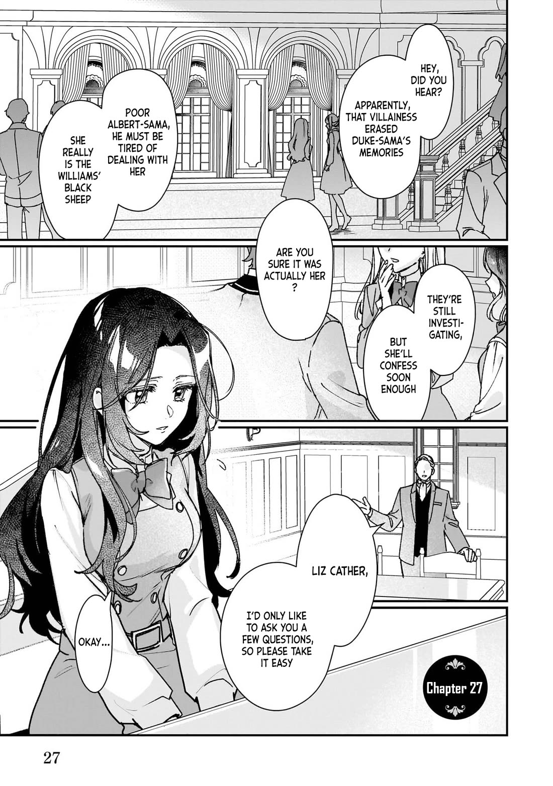 I'll Become a Villainess That Will Go Down in History ― The More of a Villainess I Become, the More the Prince will Dote on Me chapter 27 page 1