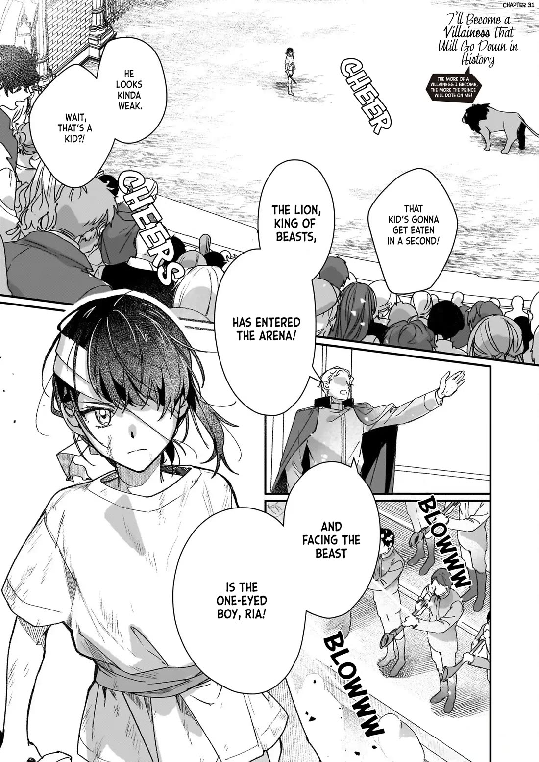 I'll Become a Villainess That Will Go Down in History ― The More of a Villainess I Become, the More the Prince will Dote on Me chapter 31 page 2