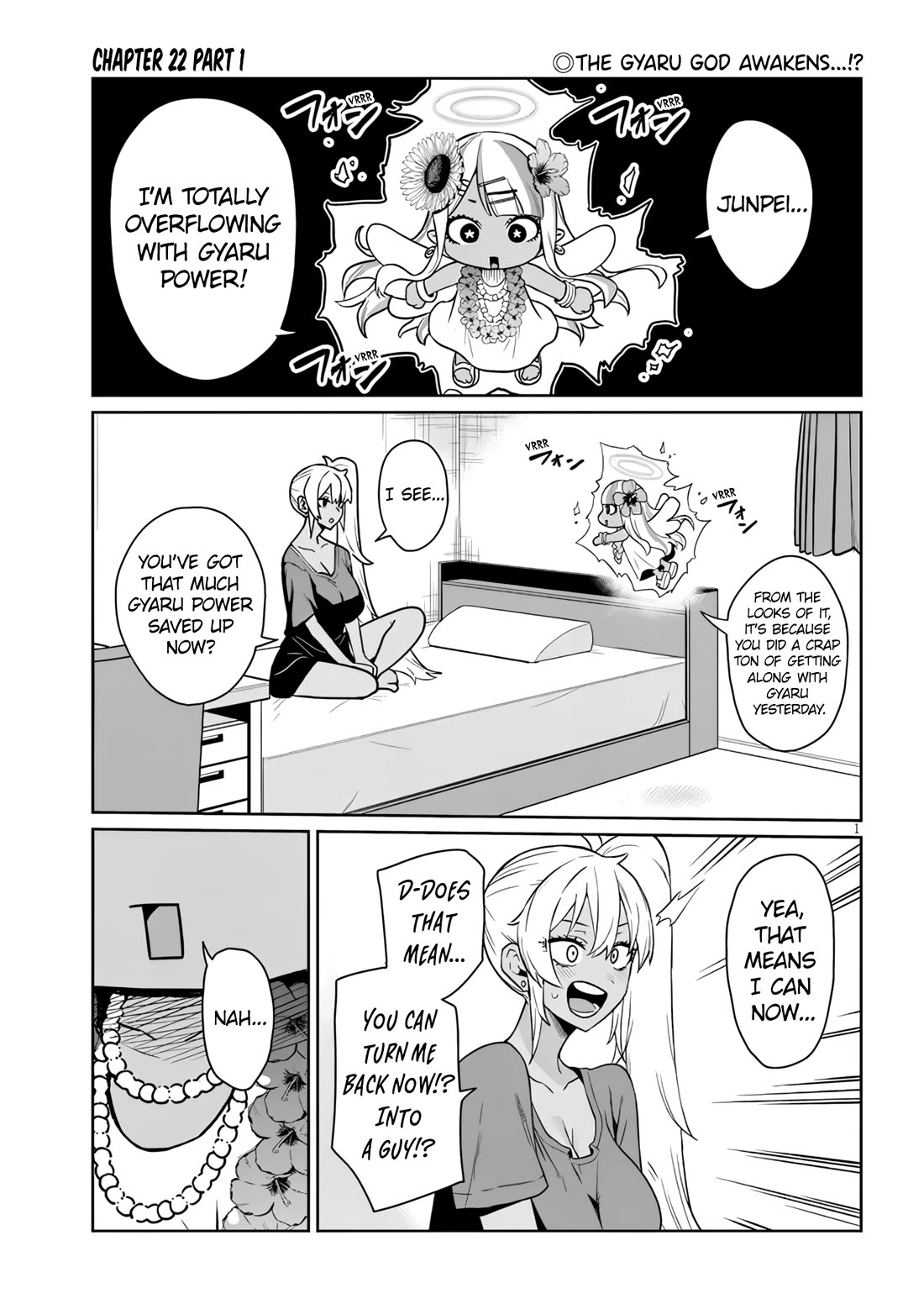 I’m a High School Boy, but I Got Gender-Swapped Into a Gyaru chapter 22.1 page 1