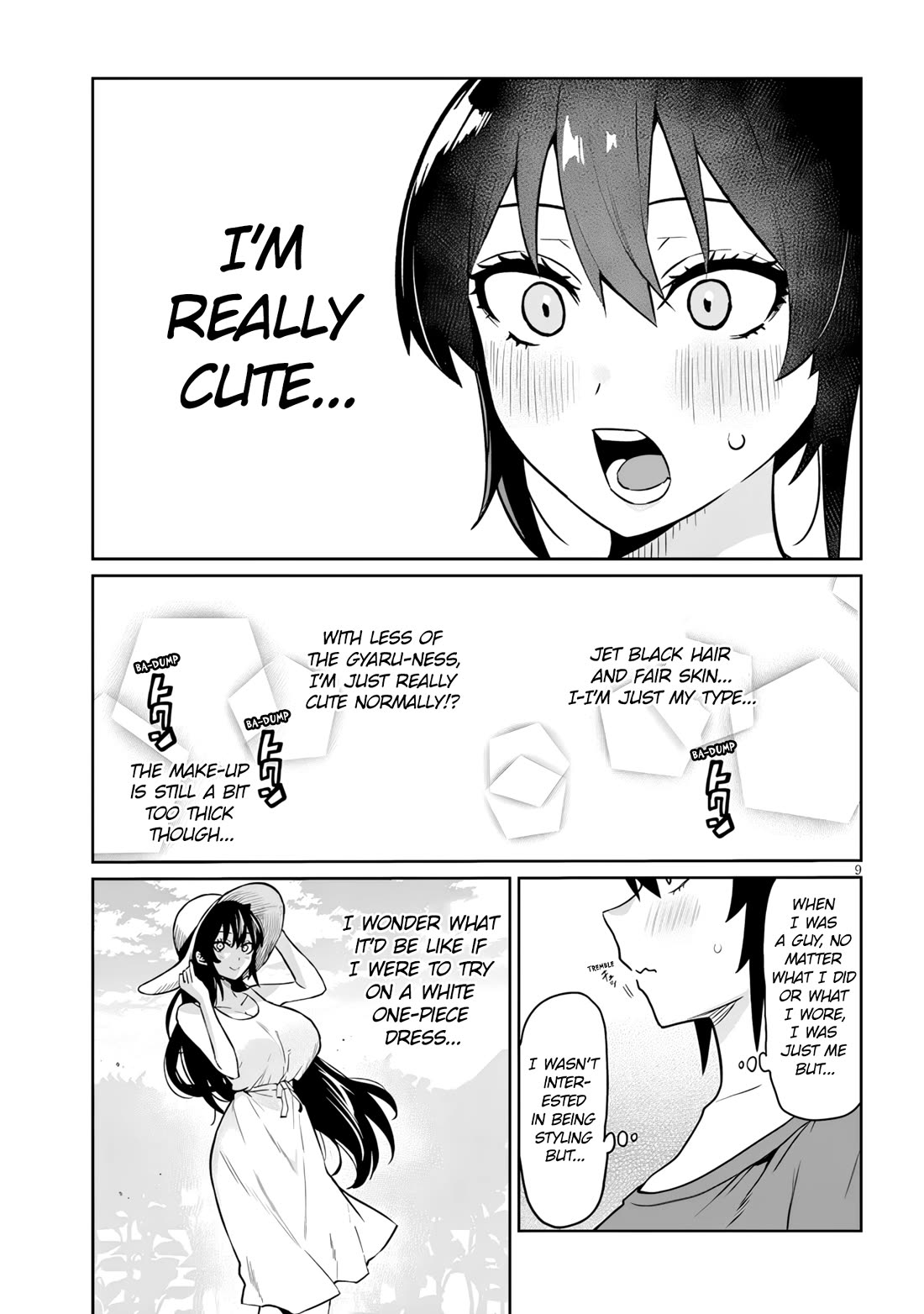 I’m a High School Boy, but I Got Gender-Swapped Into a Gyaru chapter 22.1 page 9
