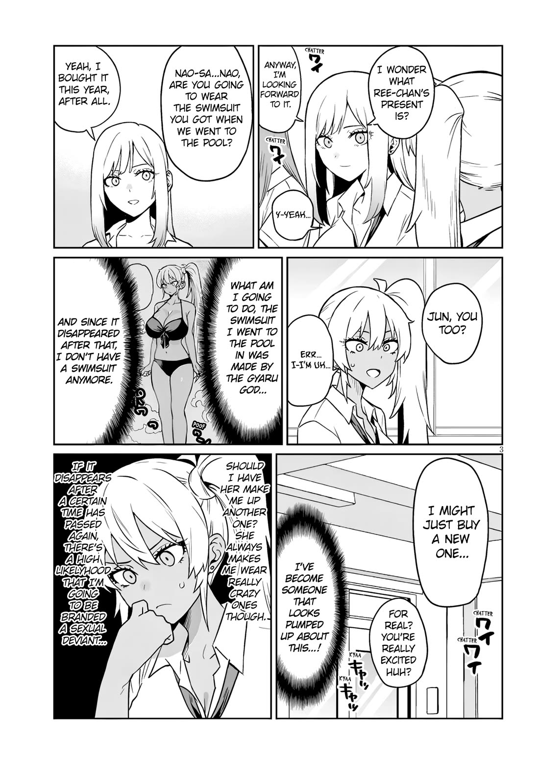 I’m a High School Boy, but I Got Gender-Swapped Into a Gyaru chapter 24.1 page 3