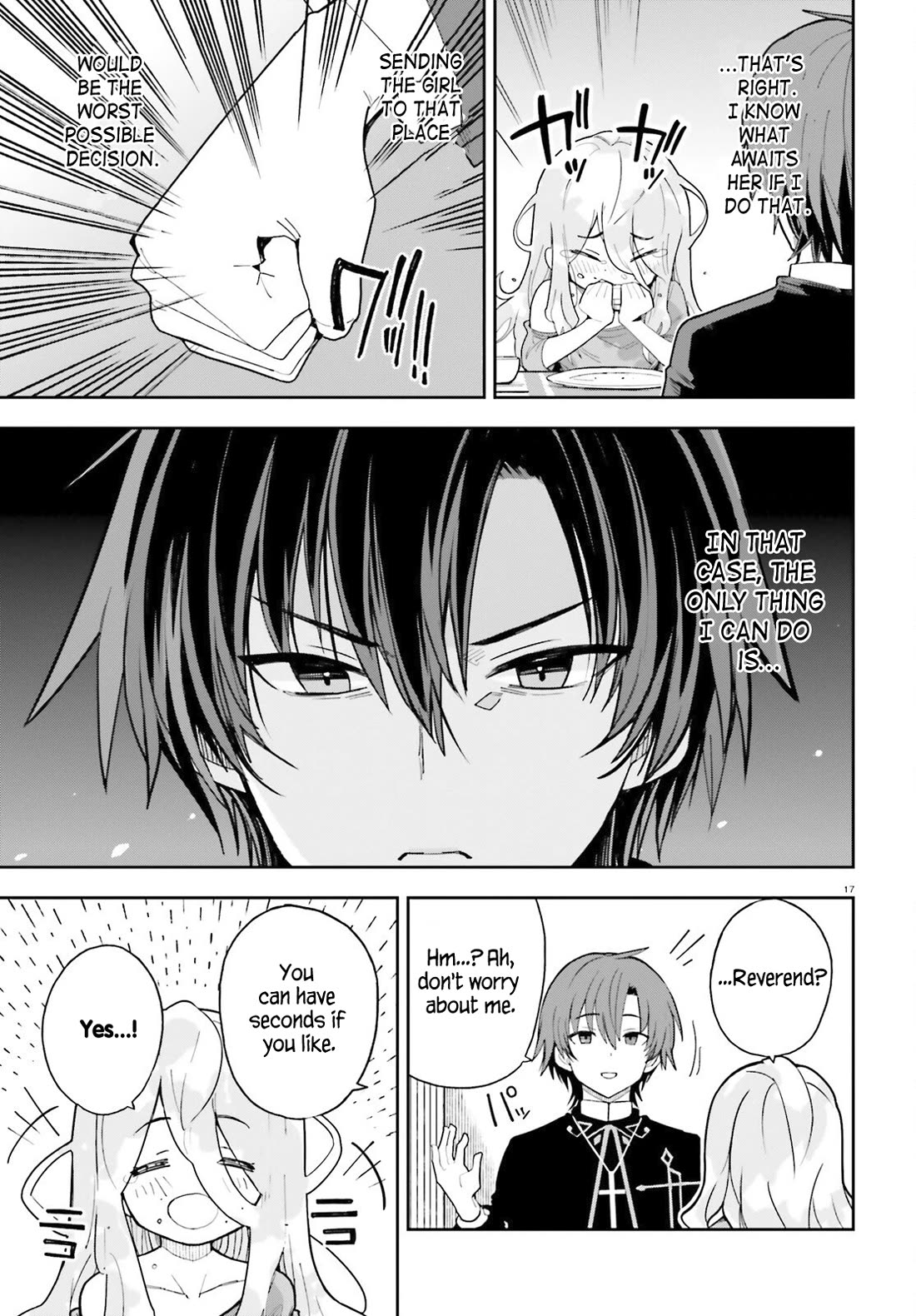 I'm Just a Mob Priest, but Since I Realized This World is an Otome Game, I'll Train the Heroine chapter 1 page 15