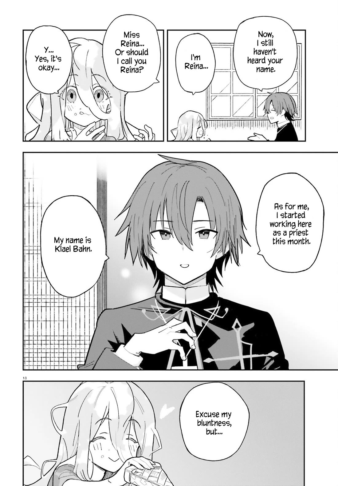 I'm Just a Mob Priest, but Since I Realized This World is an Otome Game, I'll Train the Heroine chapter 1 page 16