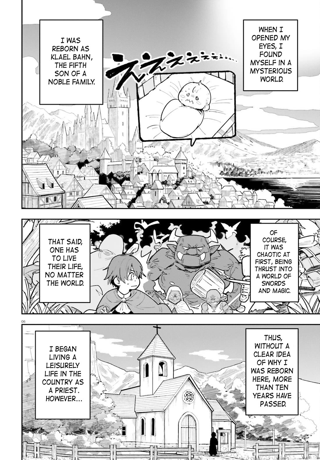 I'm Just a Mob Priest, but Since I Realized This World is an Otome Game, I'll Train the Heroine chapter 1 page 4