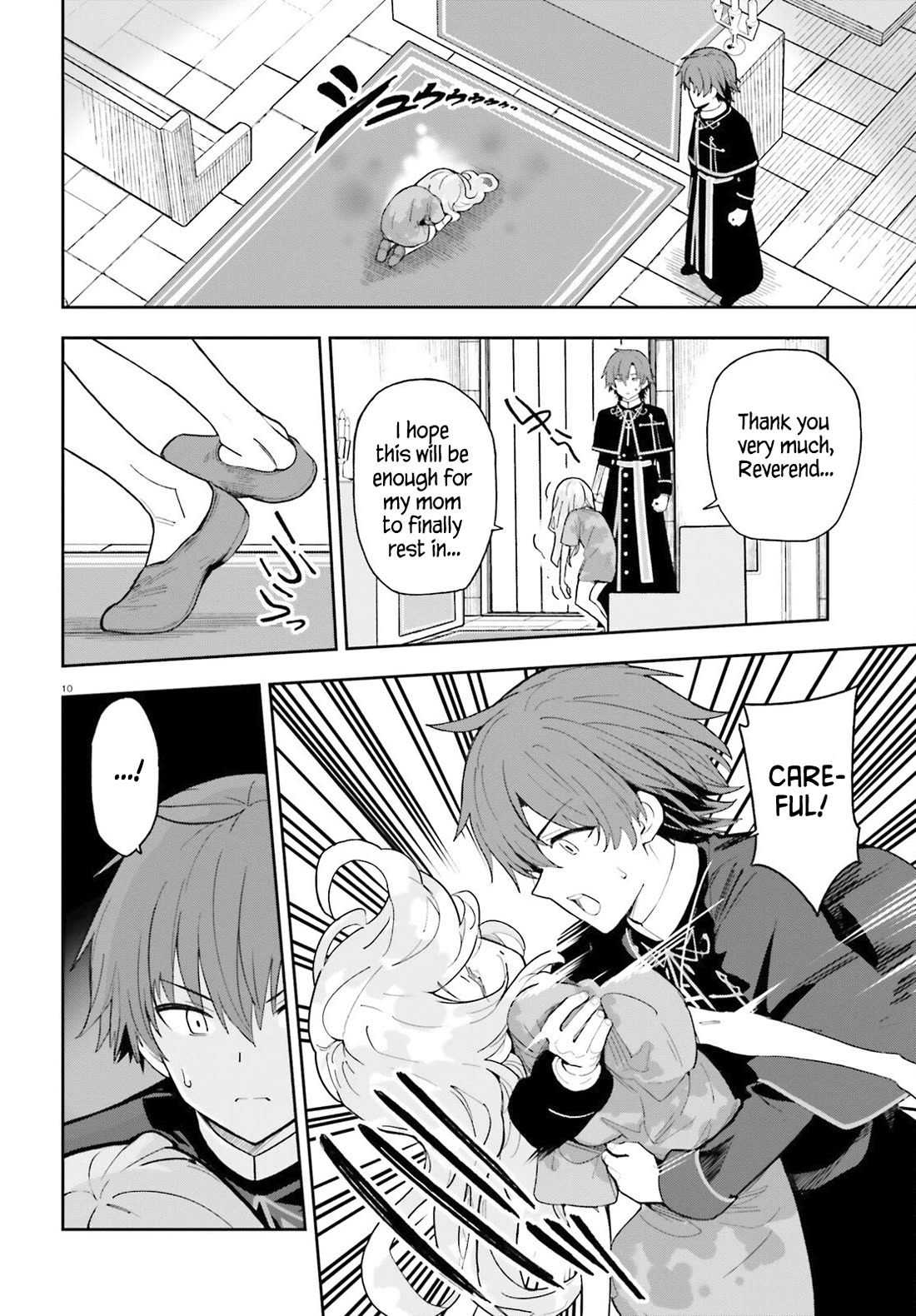 I'm Just a Mob Priest, but Since I Realized This World is an Otome Game, I'll Train the Heroine chapter 1 page 8